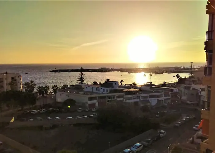 Panoramic Seaview Beachfront Playa Cristianos דירה