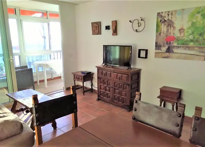 Panoramic Seaview Beachfront Playa Cristianos Apartmán